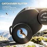 Aurosports 10x25 Compact Pocket-Sized Folding Binoculars for Travel & Stadium Events