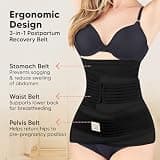 3-in-1 Postpartum Belly Support Recovery Wrap and Slimming Body Shaper