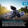 Escort MAX 360c Radar Detector & M2 Smart 1080p Dash Cam with OBDII Hardwire Kit