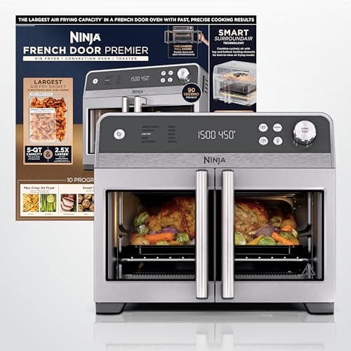 Ninja FO101 French Door Premier 10-in-1 Air Fry Oven with 20.3-Quart Capacity