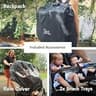 Strolee Lightweight Double Side-by-Side Stroller with 120-Lb Weight Capacity