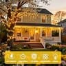JMEXSUSS 38.8-Foot 400-LED Warm White Icicle Lights with 100% Copper Wiring