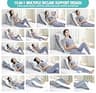 Generic 15-in-1 Adjustable Orthopedic Bed Wedge Pillow Set for Sleeping