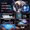 QDDQ 13.4-inch 2K Android 16 Tablet with 256GB Storage, Keyboard, Mouse, and Stylus