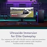 Alienware AW3425DW 34.2-Inch Curved WQHD 240Hz 0.03ms QD-OLED Monitor