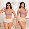 Xcutting Wireless Jelly Bra with W-Gel Support and Secure U-Back Design