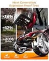 IQIRAF 4-Wheel Folding Travel Mobility Scooter, 330 lb Heavy-Duty Capacity