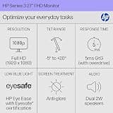 HP Series 3 27-Inch 1080p FHD IPS Computer Monitor with Eyesafe Certification