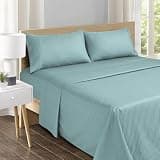 Feather & Stitch 500 Thread Count 100% Cotton Sateen Queen Sheet Set, 18-Inch Pockets