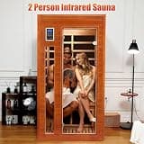 X-Vcak 1-2 Person Dry Heat Infrared Sauna with Bluetooth & Chromotherapy