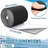 Soulchen 12 in x 50 ft Self-Adhesive Waterproof Felt Boat Trailer Bunk Carpet Roll