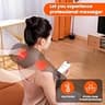 AMZPONY Cordless Neck Massager for Deep Tissue Pain Relief, 8 Nodes