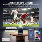 TOPTRO A2 1080P Short-Throw Home Theater Projector with 36W Dolby Audio