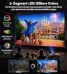 Daytime 4K Home Theater Projector with MEMC Motion, Dolby Audio, and Auto Setup