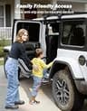 JOYTUTUS Anti-Slip Steel Running Boards Side Steps for Wrangler JL 4-Door