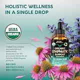 NUTRAHARMONY USDA Organic Lymphatic Drainage Supplement, 8-in-1 Botanical Complex, 2 oz