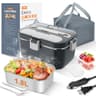DUPASU 100W Electric Lunch Box Food Warmer with 1.8L Stainless Steel Container