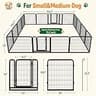 Yaheetech 32-Inch 16-Panel Modular Metal Outdoor Dog Playpen for Camping & RVs