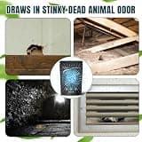 Dead Rodent Odor Absorber Pouch with Steam-Activated Coconut Shell Carbon