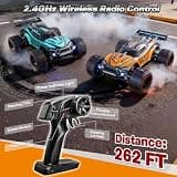 HOMETALL 1:18 Scale 4x4 Fast Monster Truck with RGB Shark Design and Dual Batteries
