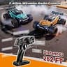 HOMETALL 1:18 Scale 4x4 Fast Monster Truck with RGB Shark Design and Dual Batteries