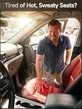 GIANT PANDA Air Cool Mesh Tailored Front Seat Covers with Orthopedic Sponge