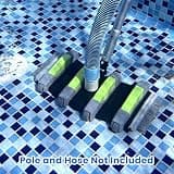 Sepetrel Heavy Duty Weighted Pool Vacuum Head with Wheels & Aluminum Handle