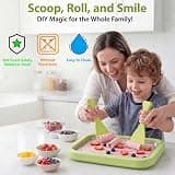 Fynvotriax SUS304 Stainless Steel Instant Ice Cream Roller Machine Kit