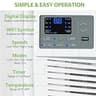 ACHAZEL 10,000 BTU Smart Window Air Conditioner with Washable Slide-Out Filter
