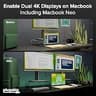 Plugable UD-6950PDH USB-C Dual 4K Monitor Docking Station for MacBook Pro
