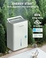 Waykar Energy Star Dehumidifier with Drain Hose and Tank (120 Pint, 6000 Sq.Ft)