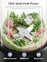 Ganiza Smoothie Blender Max 1300W Personal Blender with Dual 37-Ounce Travel Cups