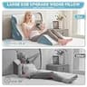 Kingfun 4-Piece Orthopedic Bed Wedge Pillow Set with Anti-Slip Design