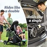 Graco Ready2Grow 2.0 Versatile Double Stroller with Bench Seat and Stand