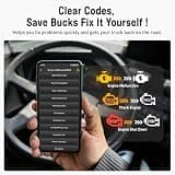 ANCEL HD110 Bluetooth Heavy Duty Truck Scanner with HDOBD & OBD2 Diagnostics