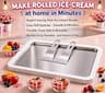 Rhenova Instant Rolled Ice Cream Tray Kit with Spatulas and Molds