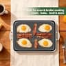 Cooker King Hybrid Honeycomb Stainless Steel Double Burner Griddle Pan