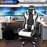 Homall Classic High Back Racing Style PU Leather Computer Gaming Desk Chair