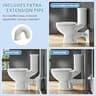 Simple Project 750W Pro Macerating Toilet System with 4-Inlet Connection