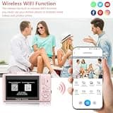 Gavonde 4K WiFi Digital Camera with 64MP, 18X Digital Zoom and Built-in Flash