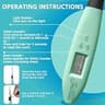 Jeciran 24-Head Light Up Crochet Hook Kit with Digital Stitch Counter & Fast Charge