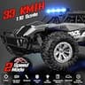BLUEJAY 1:12 Scale Monster RC Truck with Functional LED Lights and 70 Min Playtime
