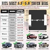 Umbrauto Full-Size Short Truck Bed Air Mattress with Dual Pump System