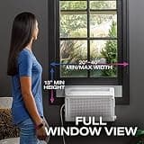 GE Profile ClearView 12,200 BTU Variable-Speed Window Air Conditioner
