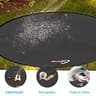 DocSafe 38-Inch Round Fire Pit Mat with 4-Layer 2000-Degree Heat Protection