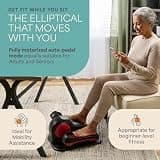 Lifepro AutoGlide Under Desk Elliptical with Auto Mode and Light Therapy
