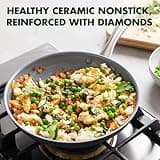 GreenPan Lima Hard-Anodized 12-Inch Ceramic Nonstick Frying Pan Skillet with Glass Lid