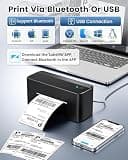 Phomemo 241BT Wireless Thermal Shipping Label Printer, Bluetooth App Enabled