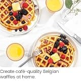Chefman Rotating 180-Degree Flip Belgian Waffle Maker with Non-Stick Coated Plates