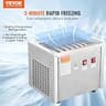 VEVOR 220W Commercial Ice Roll Maker Machine with 9.4x11 Square Pan and Defrost